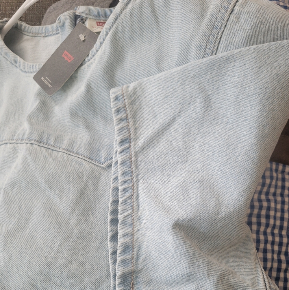 LEVI'S Denim Tee Dress, SIZE-Medium, Relaxed Fit - Picture 5 of 13